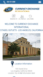 Mobile Screenshot of losangelesmoneyexchange.com